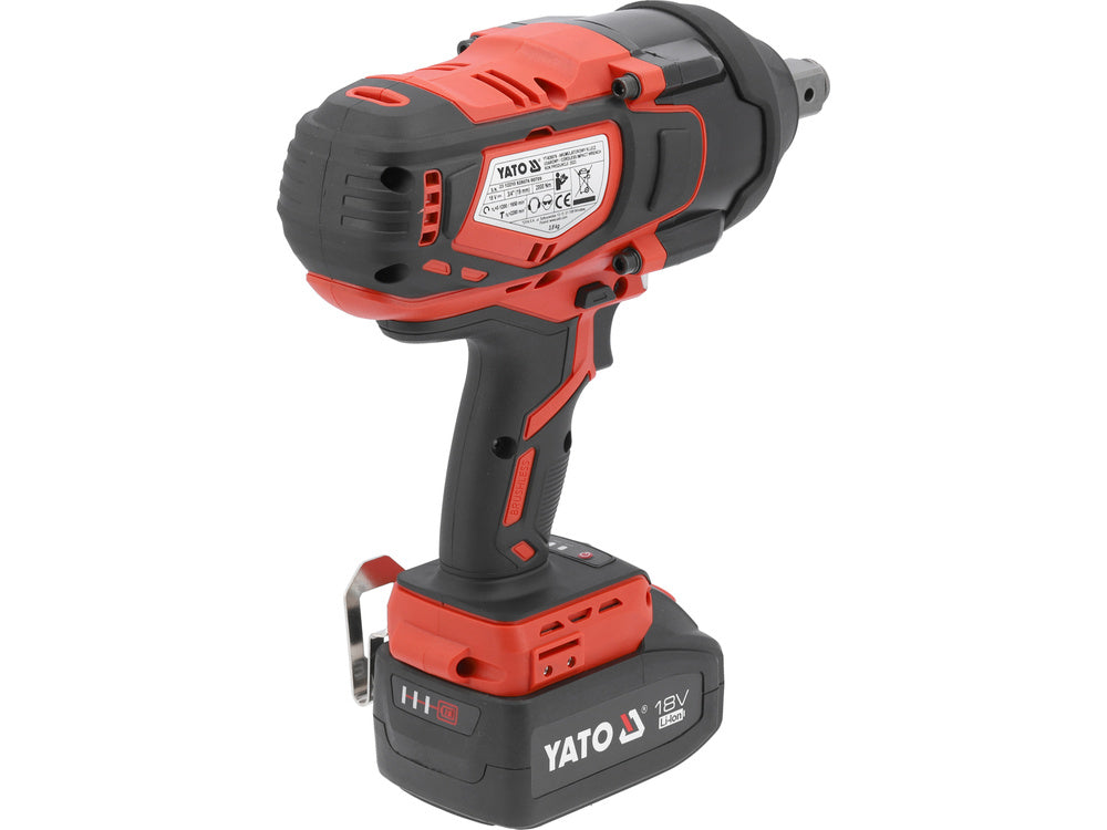 PISTOL DE IMPACT YATO YT-828075 18V 3/4 2000NM, 1X4AH