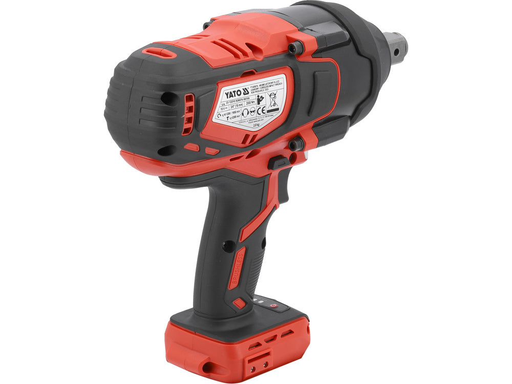 PISTOL DE IMPACT YATO YT-828076 18V 3/4 2000NM, FARA ACUMULATOR