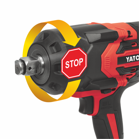 PISTOL DE IMPACT YATO YT-828073 18V 3/4 2400NM, 1X6AH