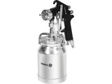 PISTOL DE VOPSIT VOREL 80903 CU REZERVOR METALIC 1L