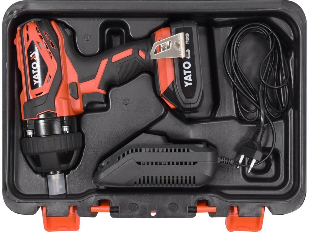 PISTOL IMPACT 18V YATO YT-82804 1/2, 300NM, 1X2AH