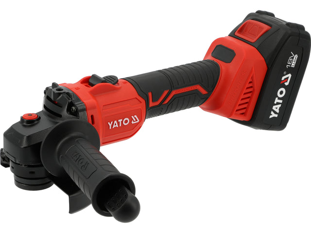 Polizor unghiular YATO YT-828251, 18 V, 125 mm, 1 x 4 Ah