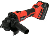 POLIZOR UNGHIULAR 18V, YATO YT-828295 125MM, 2X4AH, VITEZA REGLABILA