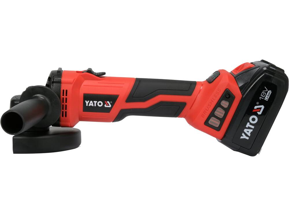 POLIZOR UNGHIULAR 18V, YATO YT-828295 125MM, 2X4AH, VITEZA REGLABILA