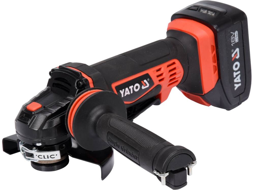 POLIZOR UNGHIULAR 18V, YATO YT-82828 CU 2 ACUMULATORI