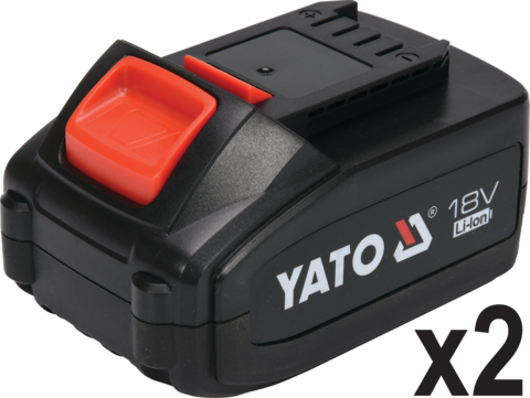 POLIZOR UNGHIULAR 18V, YATO YT-82828 CU 2 ACUMULATORI