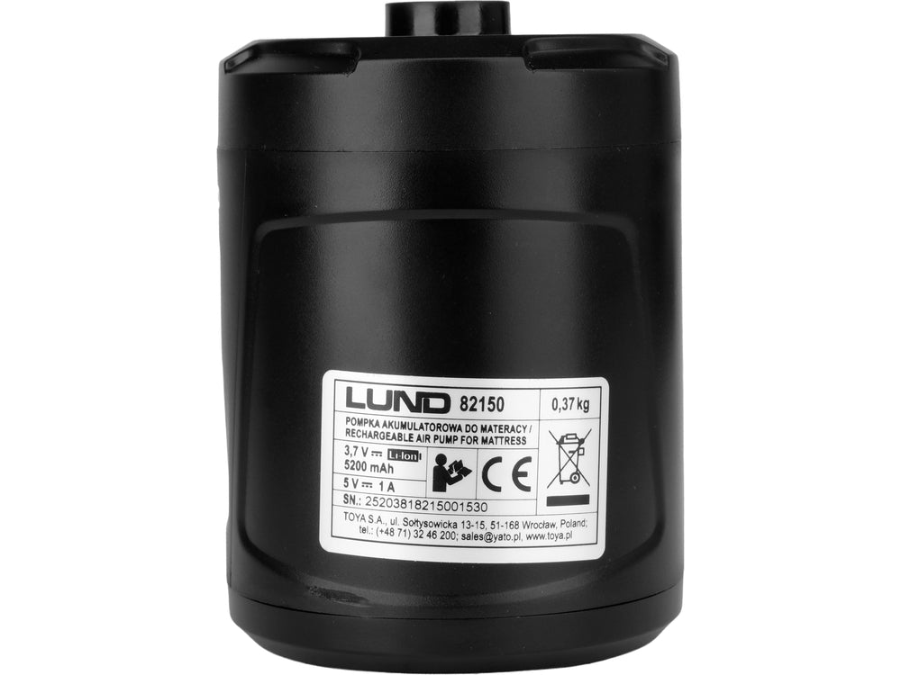 Pompa cu acumulator pentru saltele LUND 82150, 280 L/min - imagine 9