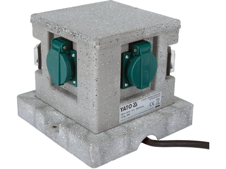 Priza de gradina cubica YATO YT-81272, IP44, 4 x 230 V - imagine 3