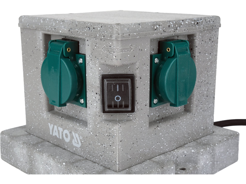 Priza de gradina cubica YATO YT-81272, IP44, 4 x 230 V - imagine 4
