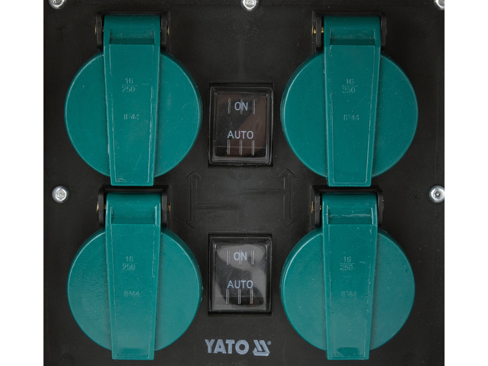 Priza de gradina imitatie piatra YATO YT-81271, IP44, 4 x 230 V mod auto/manual - imagine 4