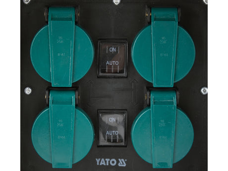 Priza de gradina imitatie piatra YATO YT-81271, IP44, 4 x 230 V mod auto/manual - imagine 4