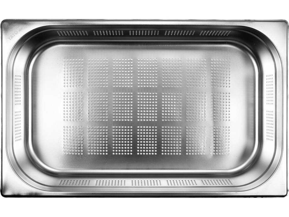RECIPIENT PERFORAT GN1/1, YATO YG-00343 OTEL INOXIDABIL, 100MM, 12.5L