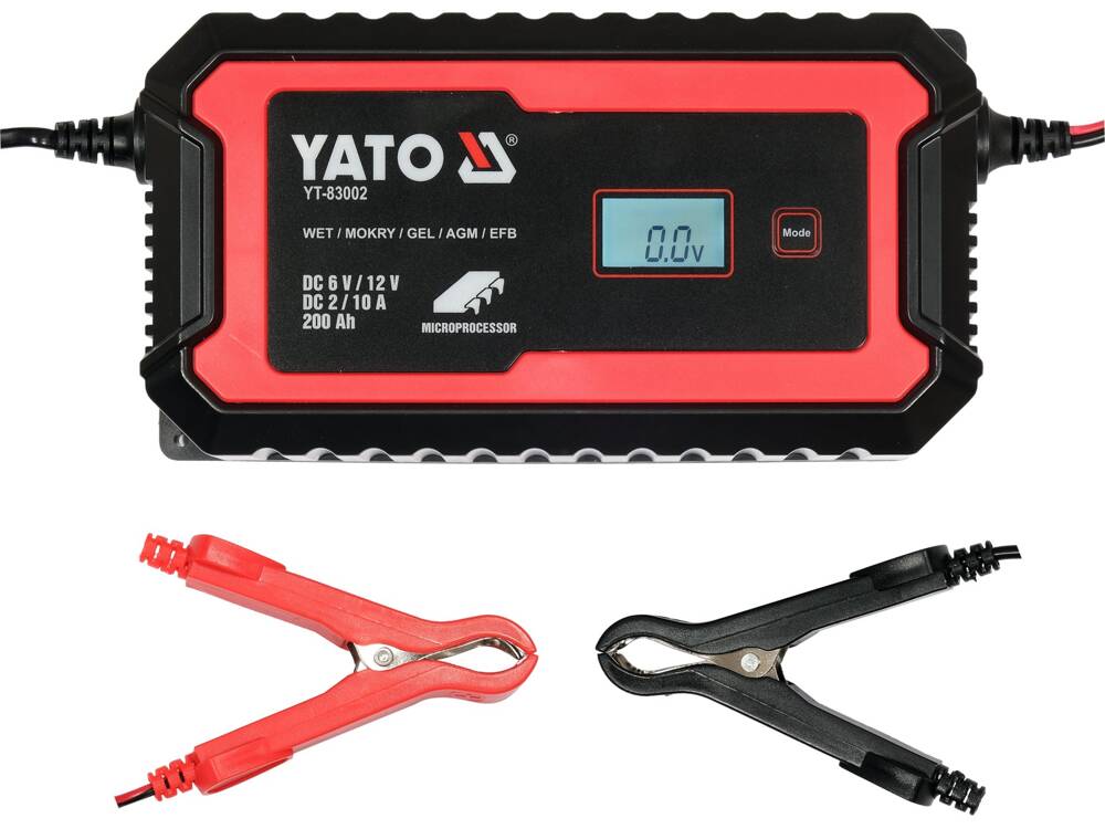 REDRESOR CU DISPLAY YATO YT-83002 LCD, GAMA 6V/2A, 12V/10A