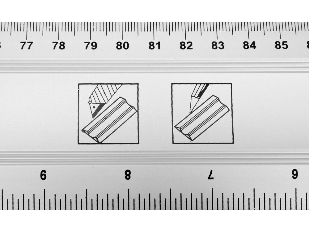 RIGLA 1000MM, 2 VOREL 19755 BULE, ALUMINIU