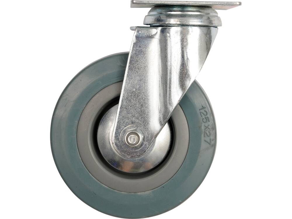 ROATA PIVOTANTA CU VOREL 87363 CAUCIUC GRI, 100MM