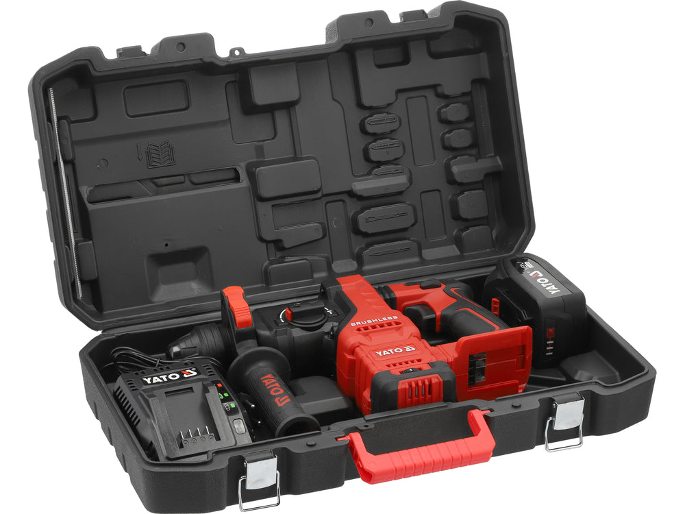 Rotopercutor SDS+ YATO YT-827725, 18 V, 1 x 4 Ah - imagine 11
