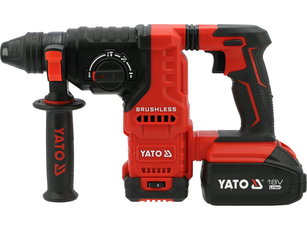 Rotopercutor SDS+ YATO YT-827725, 18 V, 1 x 4 Ah - imagine 2