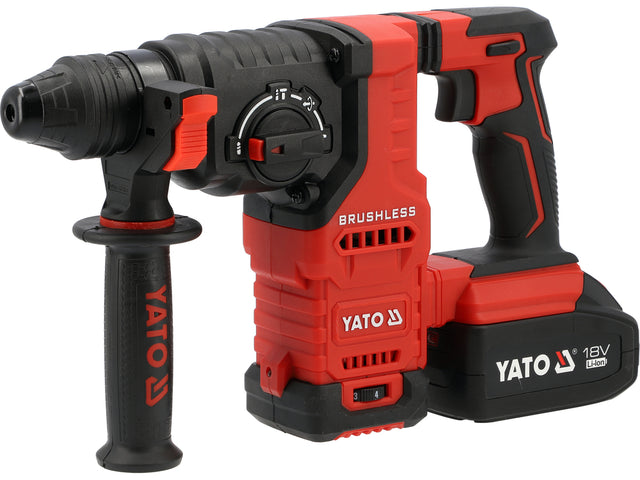 Rotopercutor SDS+ YATO YT-827724, 18 V, 2 x 4 Ah