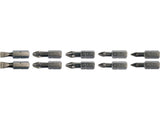 KÉSZLET 10 BITES YATO YT-04822 PH1,2, PZ1,2 1/4 25MM 