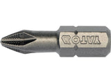 10 DARABOS BITKÉSZLET YATO YT-04752 PH2 1/4 L25MM 