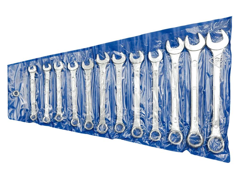 12 darabos névtelen villáskulcs készlet 51620 6-22 mm 