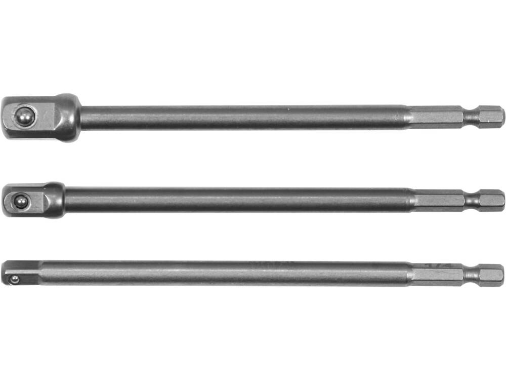 3 db YATO YT-04628 HATSZÖGŰ ADAPTER KÉSZLET 1/4, 3/8, 1/2 