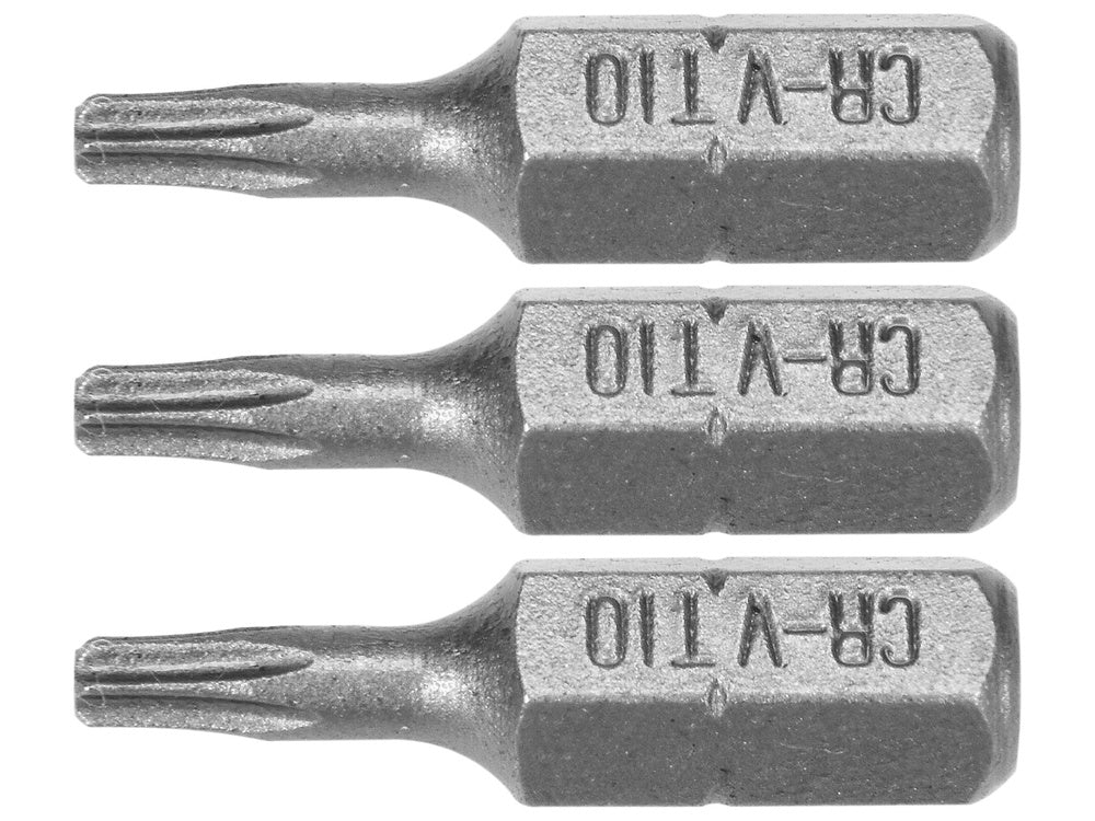 3 bites készlet STHOR 65492 TORX 1/4" T10x25MM 