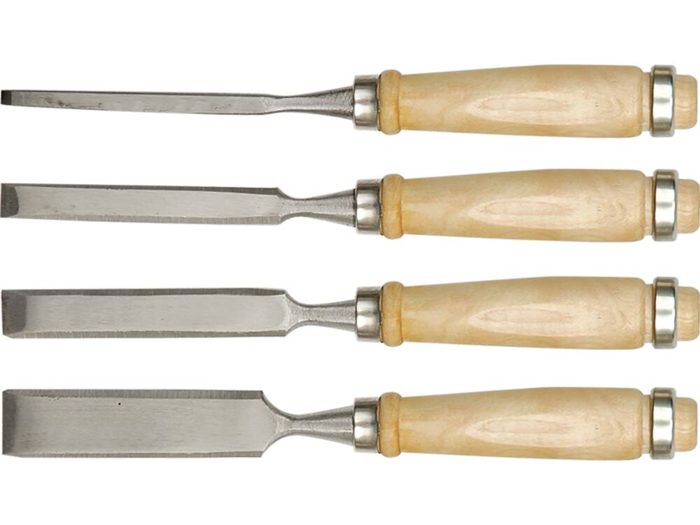 SET 4 DALTI NO NAME 25500 6-24MM, MANER LEMN