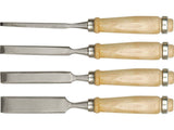 SET 4 DALTI NO NAME 25500 6-24MM, MANER LEMN