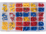 600 darabos YATO YT-068913 sárgaréz és PVC csatlakozókészlet elektromos kábelekhez 