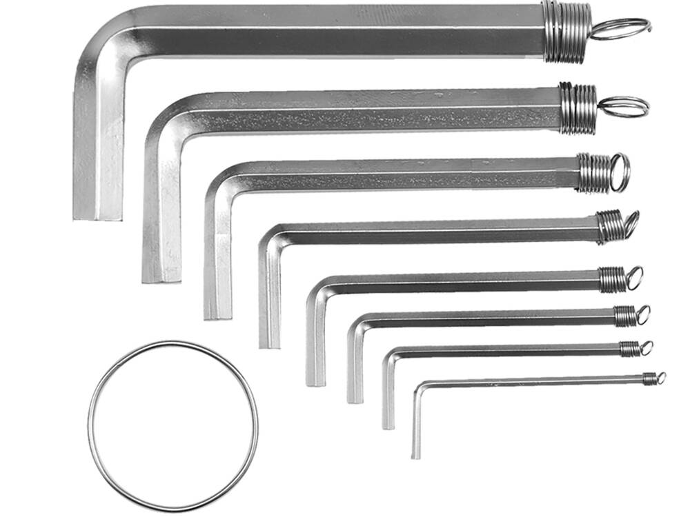 SET 8 CHEI VOREL 56392 HEXAGONALE, 2 -10MM CR-V