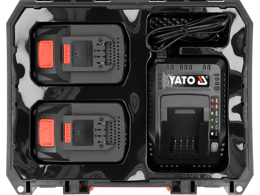 Set acumulatori YATO YT-828510, 2 x 4 Ah + incarcator - imagine 8