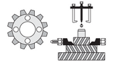SET ANGRENAJ PENTRU YATO YT-0641 EXTRAS