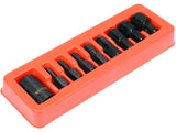 SET BITI DE YATO YT-10662 IMPACT HEXAGONALI, CU ADAPTOR 1/2, 9 PIESE