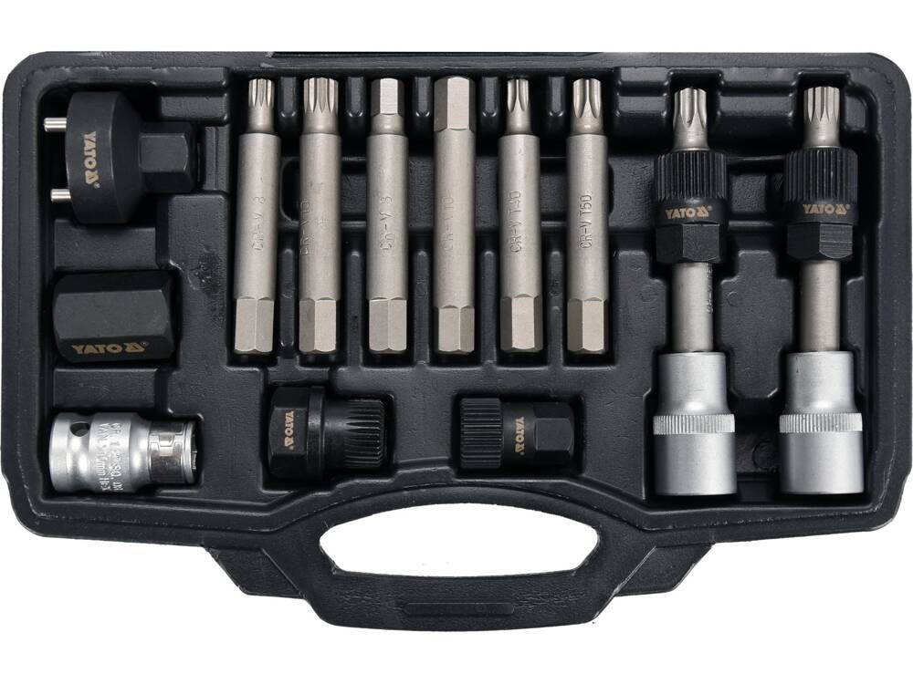 YATO YT-0421 GENERÁTOR FEJCSOMAG KÉSZLET, 13 RÉSZES, CRV, 1/2 
