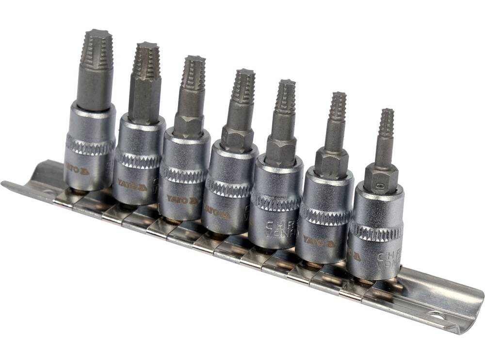 YATO YT-04581 BITKÉSZLET SÉRÜLT TORX CSAVAROKHOZ, 7 DARABOS 