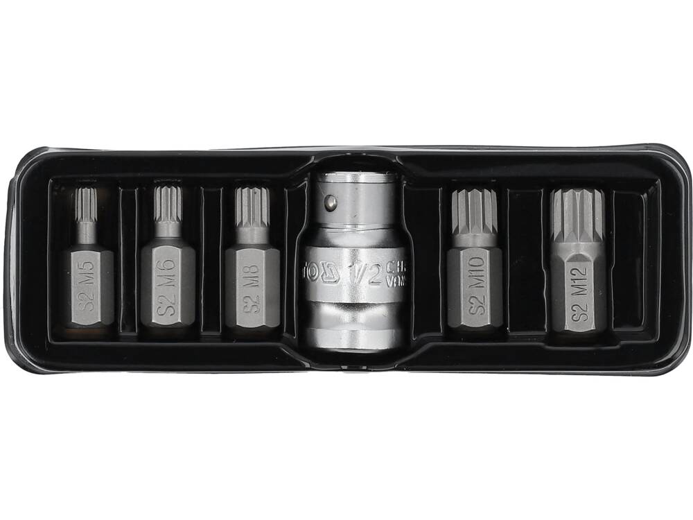 YATO YT-0414 (CSILLAG) 6 RÉSZES BORÍTÓFEJ KÉSZLET 