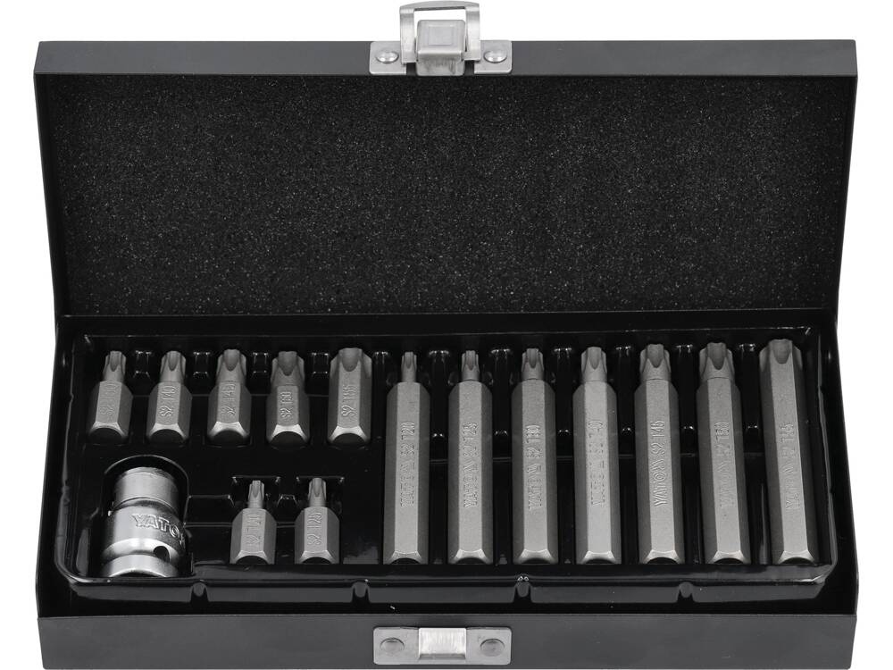 YATO TORX bitkészlet YT-0417 15 darabos T20-T55 