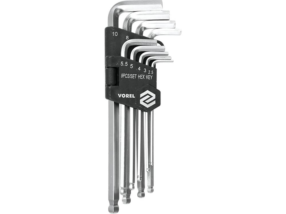 SET CHEI HEXAGONALE VOREL 56475 2.5-10MM, CR-V