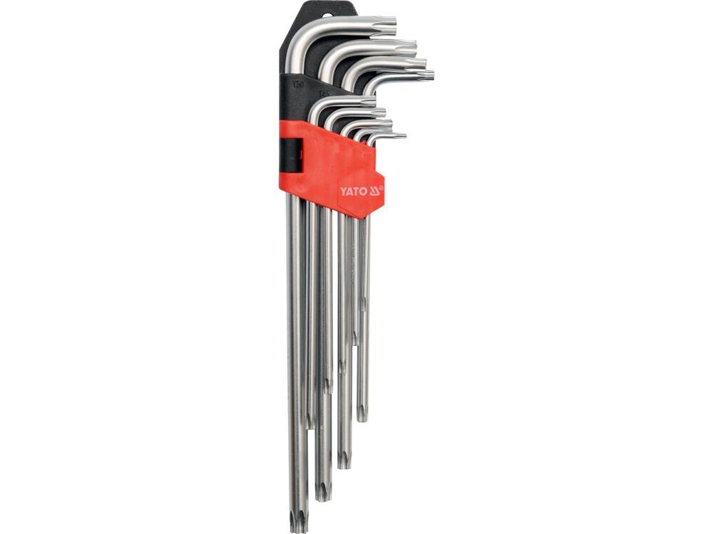 YATO TORX KULCSKÉSZLET YT-0512 9 RÉSZES, CR-V, T10-T50 