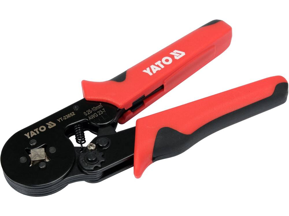 YATO YT-23052 Krimpelőfogó készlet csatlakozótüskékhez 0,25-10 MM2 + 1200 különböző méretű tű 