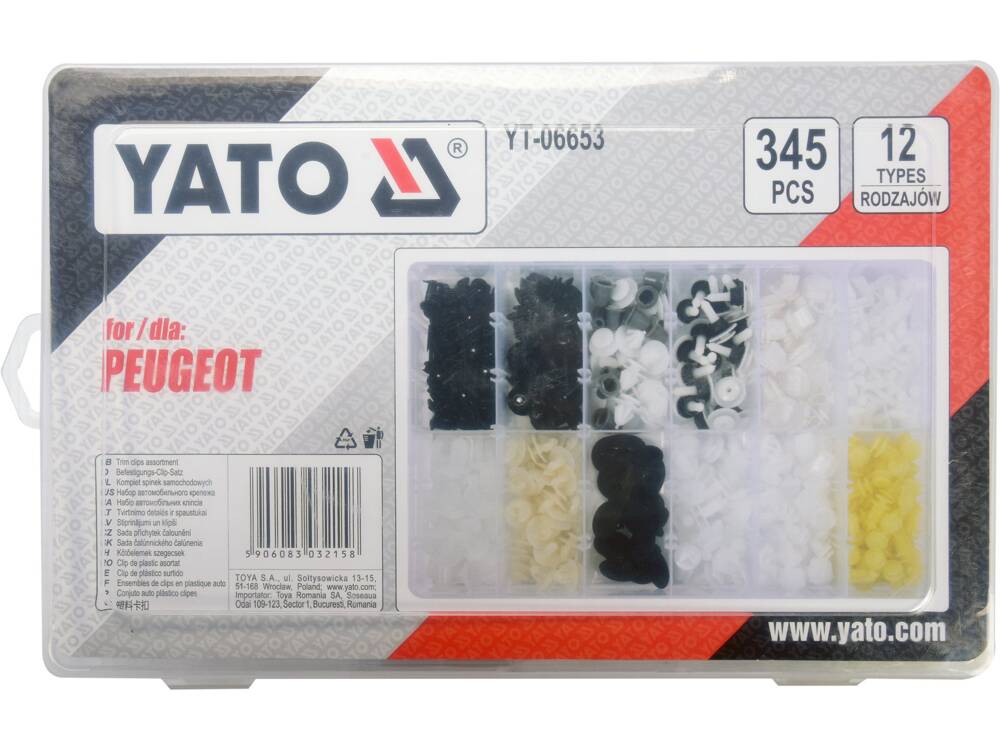 YATO YT-06653 AUTÓ CSAP KÉSZLET PEUGEOT 345 DB-OS 