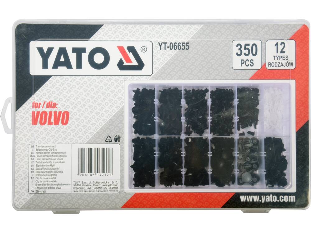 SET CLIPSURI AUTO YATO YT-06655 VOLVO 350 BUC