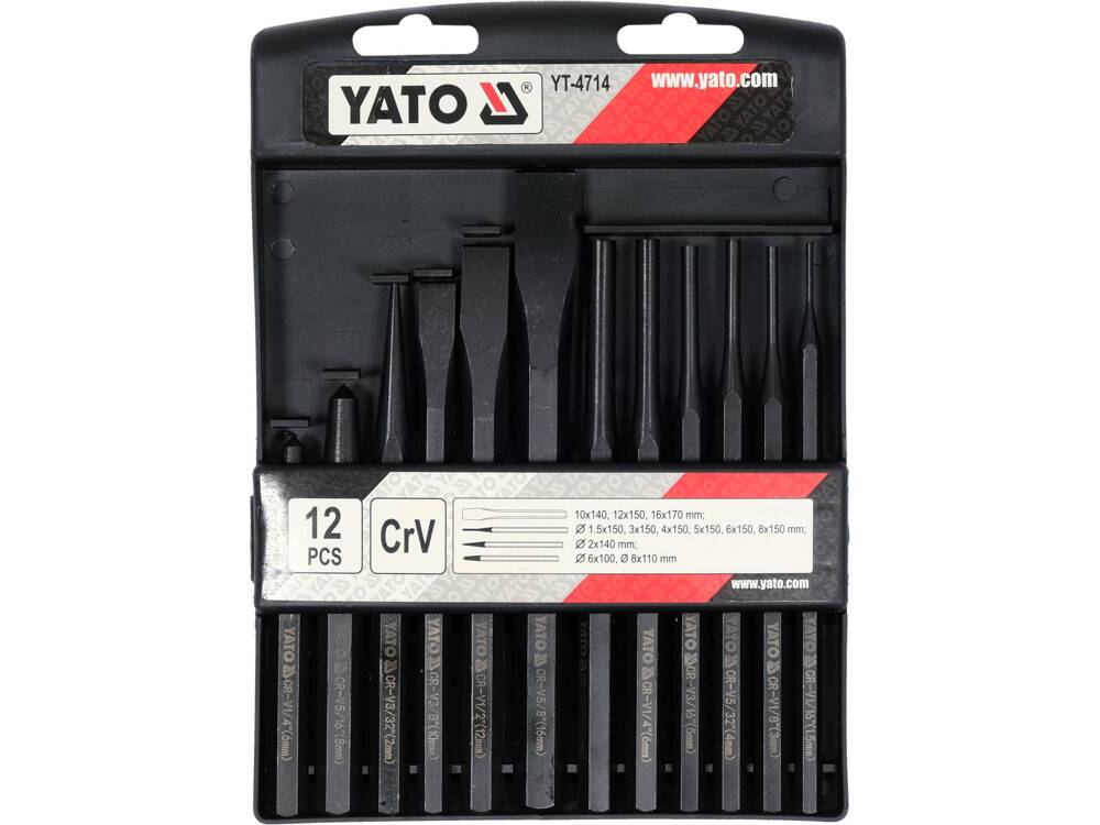 SET DALTI DE YATO YT-4714 IMPACT 12 BUC