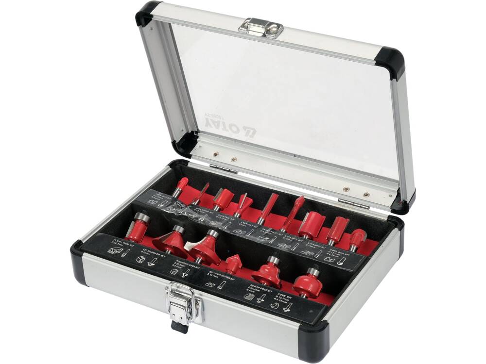 SET DE FREZE YATO YT-68007 PT. LEMN 15 BUC