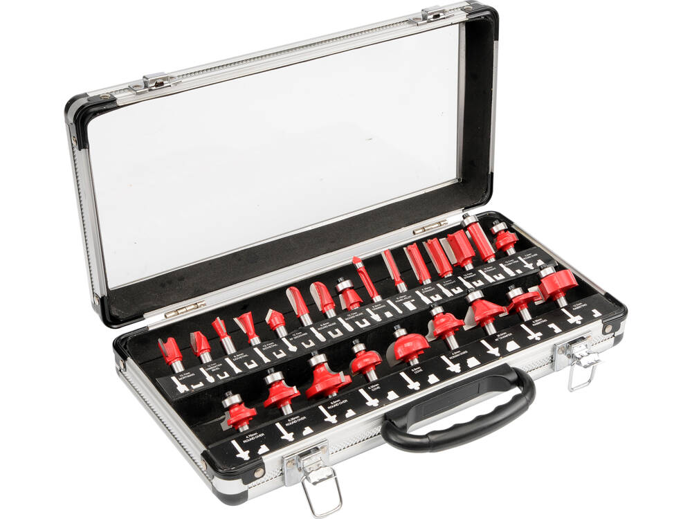 SET FREZE PENTRU YATO YT-6801 LEMN 25 BUC