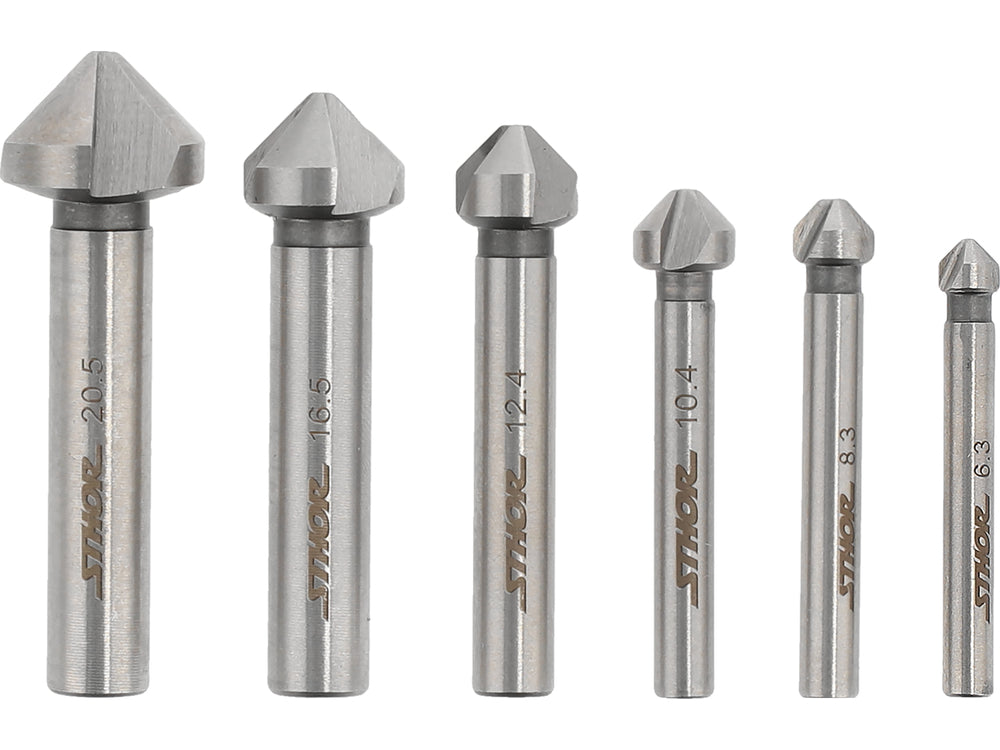 FÉMVÁGÓ KÉSZLET 6,3-20,5 MM 6 DB. Sthor 22710 