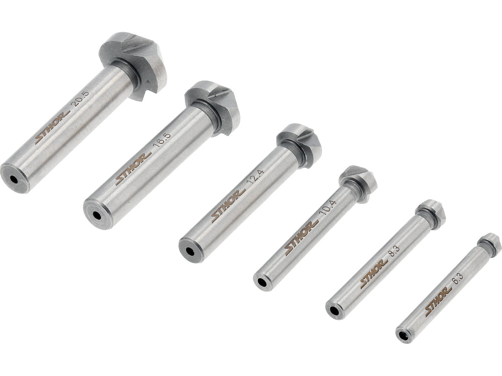 FÉMVÁGÓ KÉSZLET 6,3-20,5 MM 6 DB. Sthor 22710 