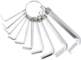 10 VOREL 56391 DB, 1,5-10MM CR-V ALLEN SET 