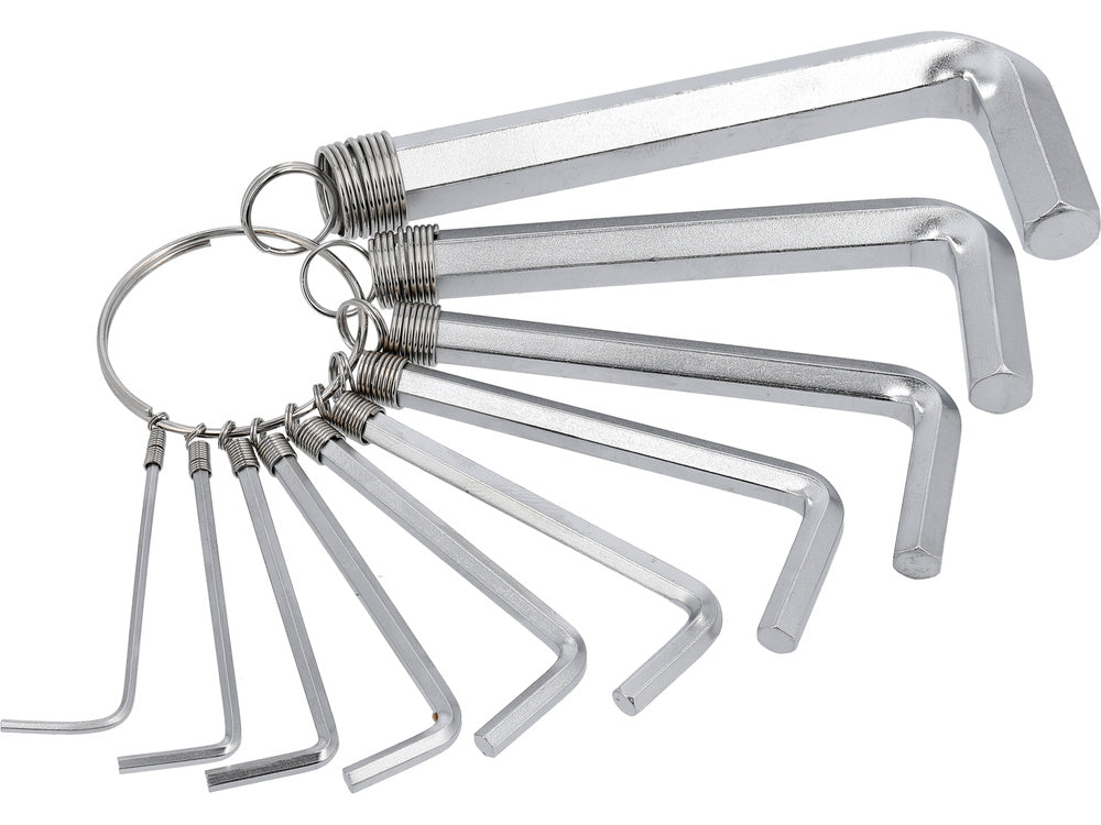 10 VOREL 56391 DB, 1,5-10MM CR-V ALLEN SET 